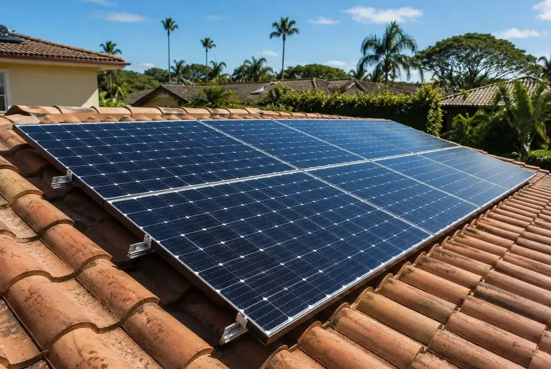 Installation de panneaux solaires à Saint-Jean-de-Valériscle